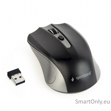 Gembird MUSW-4B-04-GB 2.4GHz Wireless Optical Mouse USB Optical Mouse Spacegrey/Black