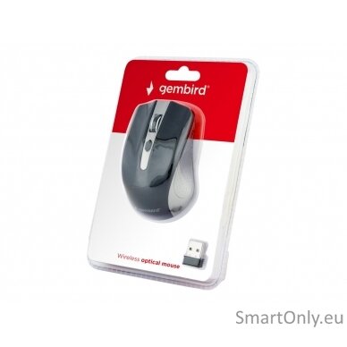 Gembird MUSW-4B-04-GB 2.4GHz Wireless Optical Mouse USB Optical Mouse Spacegrey/Black 5