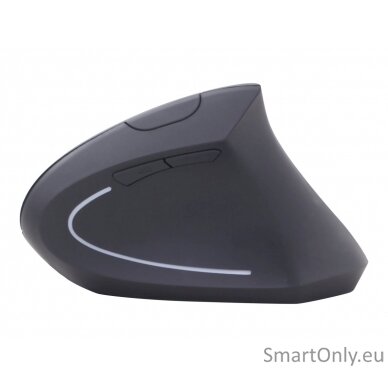 Gembird MUSW-ERGO-01 2.4GHz Wireless Optical Mouse USB Optical Mouse Black 8