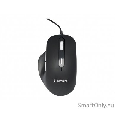 Gembird Optical USB LED Mouse MUS-6B-02 Optical mouse Black 3