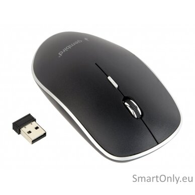 Gembird Optical USB LED Mouse MUS-6B-02 Optical mouse Black 4