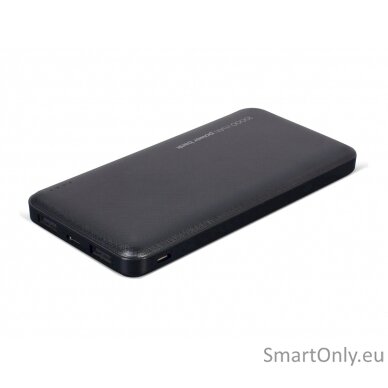 Gembird Power Bank 	PB10-02 10000 mAh, Black, 12 W 8