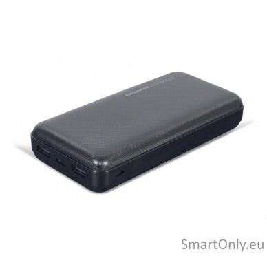 Gembird Power Bank PB20-02 20000 mAh, Black, 12 W 7