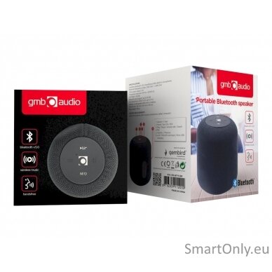 Gembird SPK-BT-15-BK Portable Bluetooth speaker, Wireless, 5 W, 1200 mAh, Black 4