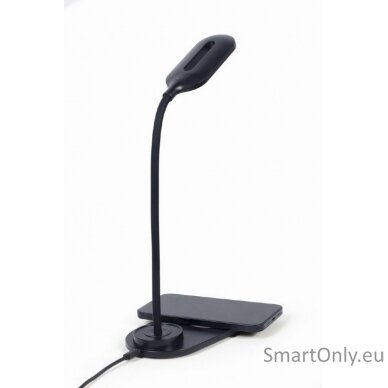 Gembird TA-WPC10-LED-01 Desk lamp with wireless charger Black 8