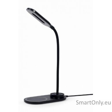 Gembird TA-WPC10-LED-01 Desk lamp with wireless charger Black 4