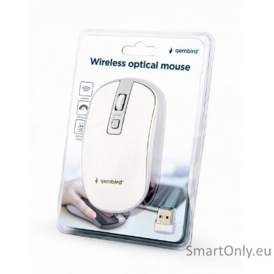 Gembird Wireless Optical mouse MUSW-4B-05 USB Optical mouse White 1