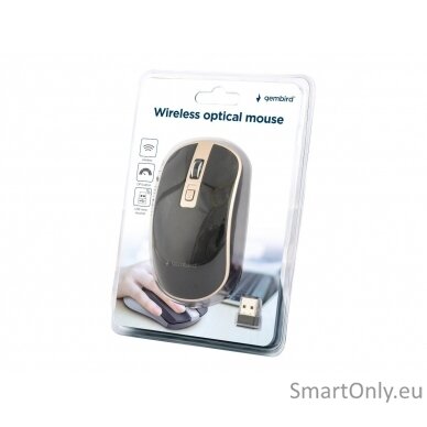 Gembird Wireless Optical mouse MUSW-4B-06-BG Black 6