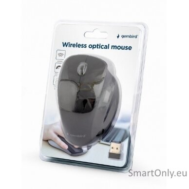 Gembird Wireless Optical mouse MUSW-6B-02	 USB Optical mouse Black 2