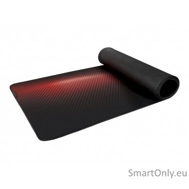 Genesis | Carbon 500 Ultra Blaze | Mouse pad | 450 x 1100 x 2.5 mm | Red/Black 8