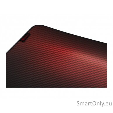 Genesis | Carbon 500 Ultra Blaze | Mouse pad | 450 x 1100 x 2.5 mm | Red/Black 10