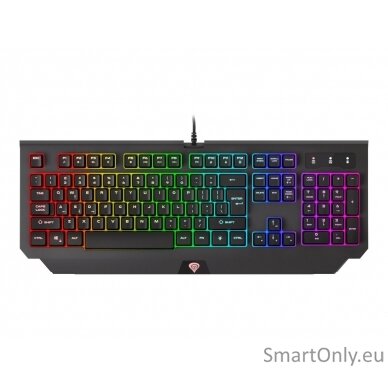 GENESIS COMBO set 4in1 cobalt 330 rgb keyboard + mouse +headphones + mousepad, us layout 22