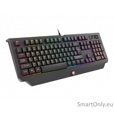 GENESIS COMBO set 4in1 cobalt 330 rgb keyboard + mouse +headphones + mousepad, us layout 25