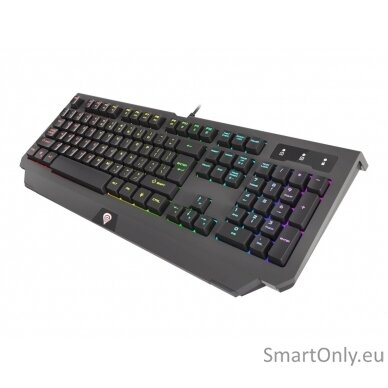 GENESIS COMBO set 4in1 cobalt 330 rgb keyboard + mouse +headphones + mousepad, us layout 26