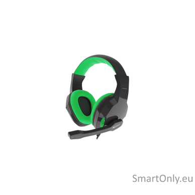 Genesis Gaming Headset, 3.5 mm, ARGON 100, Green/Black, Built-in microphone