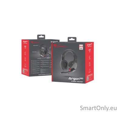 Genesis Gaming Headset, 3.5 mm, ARGON 120, Black, Built-in microphone 4