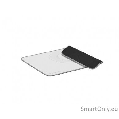 Genesis | Mouse Pad | Carbon 400 M Logo | 250 x 350 x 3 mm | Gray/White 2