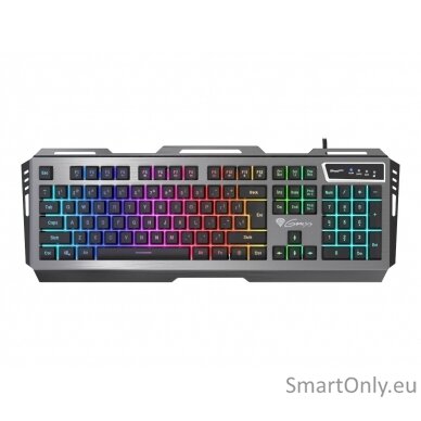 Genesis Rhod 420 Gaming keyboard RGB LED light US Wired Black 1.6 m 9