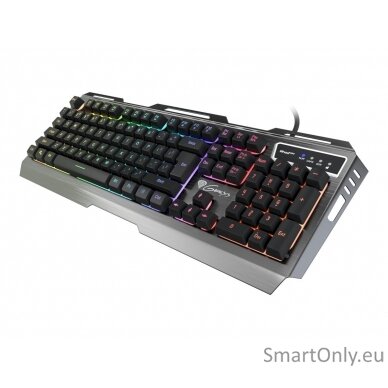 Genesis Rhod 420 Gaming keyboard RGB LED light US Wired Black 1.6 m 6