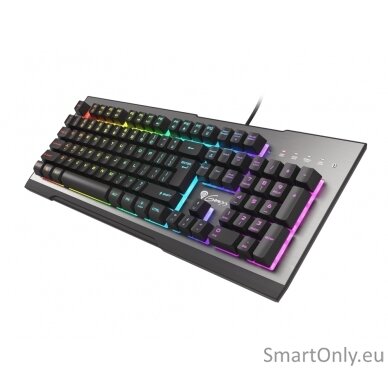 Genesis Rhod 500 Gaming keyboard Number of backlight modes: 11; Response time: 8 ms RGB LED light US Wired 1