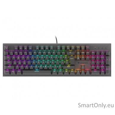 Genesis THOR 303 Mechanical Gaming Keyboard Functions: Profiles Available, Macros Available, Replaceable "HOT SWAP" switches RGB LED light US Wired USB Type-A 1152 g Outemu Red