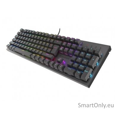 Genesis THOR 303 Mechanical Gaming Keyboard Functions: Profiles Available, Macros Available, Replaceable "HOT SWAP" switches RGB LED light US Wired USB Type-A 1152 g Outemu Red 2