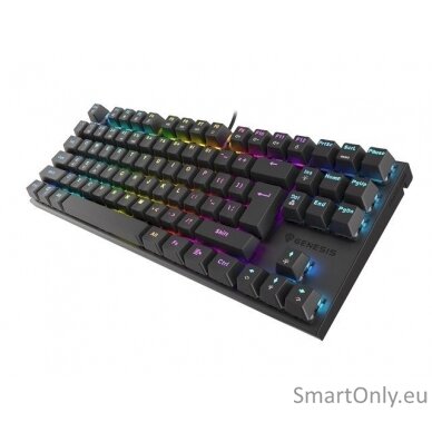 Genesis THOR 303 TKL Mechanical Gaming Keyboard Hot Swap technology allows for instant switch replacement without the need for soldering and technical knowledge. Any user can handle the replacement, just vertically pull out the switch with the included me 2