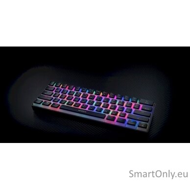 Genesis THOR 660 RGB Mechanical Gaming Keyboard Ultra-fast response time; Dual connectivity mode; Choose your favourite RGB lighting mode, build a deadly combo, and set up macros and profiles; Supported Operating Systems: Android, Linux, Windows 10, Windo