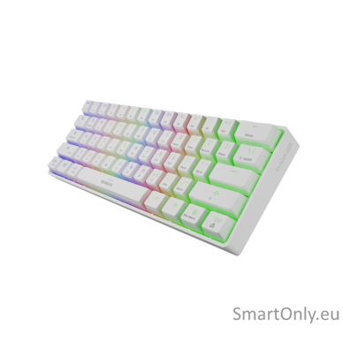 Genesis THOR 660 RGB Mechanical Gaming Keyboard Ultra-fast response time; Dual connectivity mode; Choose your favourite RGB lighting mode, build a deadly combo, and set up macros and profiles; Supported Operating Systems: Android, Linux, Windows 10, Windo 2