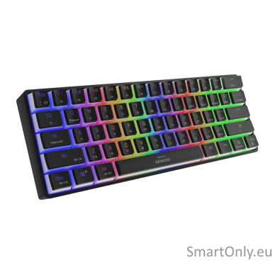 Genesis THOR 660 RGB Mechanical Gaming Keyboard Ultra-fast response time; Dual connectivity mode; Choose your favourite RGB lighting mode, build a deadly combo, and set up macros and profiles; Supported Operating Systems: Android, Linux, Windows 10, Windo 4