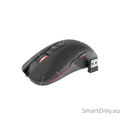 Genesis ZIRCON 330 Wireless Gaming Mouse Black