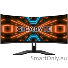 Gigabyte Gaming Monitor G34WQC A 34 ", VA, QHD, 3440 x 1440 pixels, 21:9, 1 ms, 350 cd/m², Black, HDMI ports quantity 2, 144 Hz