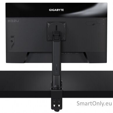 Gigabyte Arm Edition Gaming Monitor M32U AE-EK 32 ", IPS, UHD, 3840 x 2160, 16:9, 1 ms, 350 cd/m², Black, 144 Hz, HDMI ports quantity 2 3