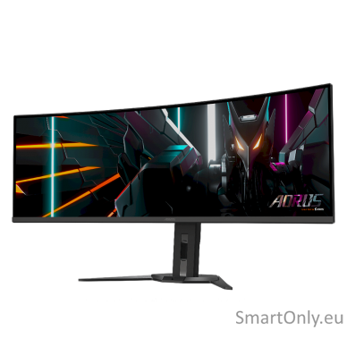 Gigabyte Gaming Monitor 49" OLED AORUS CO49DQ EK1, 5120x1440 DQHD, 3 ms, 250 cd/m2 (TYP), HDMI ports quantity 2, 144 Hz, Black 2