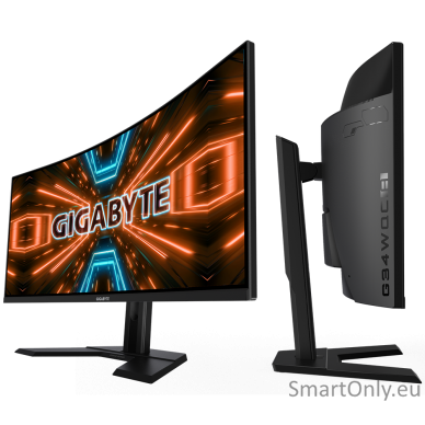 Gigabyte Gaming Monitor G34WQC A 34 ", VA, QHD, 3440 x 1440 pixels, 21:9, 1 ms, 350 cd/m², Black, HDMI ports quantity 2, 144 Hz 2