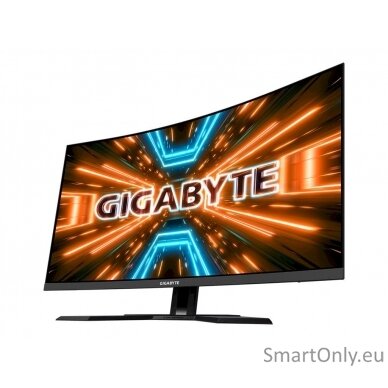 Gigabyte Gaming Monitor 	M32UC-EK 32 ", VA, UHD, 3840 x 2160, 16:9, 1 ms, 350 cd/m², Black, 144 Hz, HDMI ports quantity 2 10