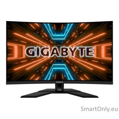 Gigabyte Gaming Monitor 	M32UC-EK 32 ", VA, UHD, 3840 x 2160, 16:9, 1 ms, 350 cd/m², Black, 144 Hz, HDMI ports quantity 2 12