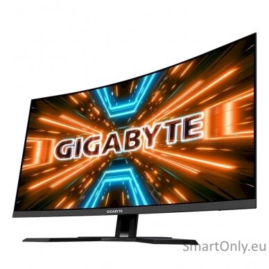 Gigabyte Gaming Monitor 	M32UC-EK 32 ", VA, UHD, 3840 x 2160, 16:9, 1 ms, 350 cd/m², Black, 144 Hz, HDMI ports quantity 2