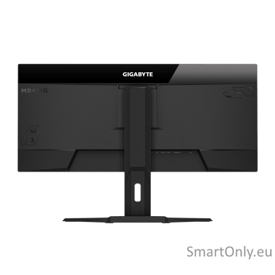 Gigabyte Gaming Monitor M34WQ-EK 34 ", IPS, WQHD, 3440 x 1440, 21:9, 1 ms, 400 cd/m², HDMI ports quantity 2, 144 Hz 3