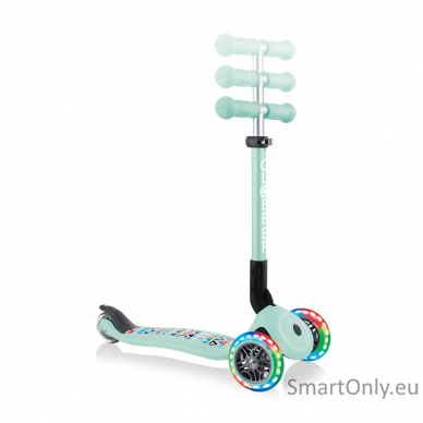 Globber | Scooter | Mint | Junior Foldable Fantasy Lights 1