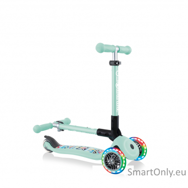 Globber | Scooter | Mint | Junior Foldable Fantasy Lights 3