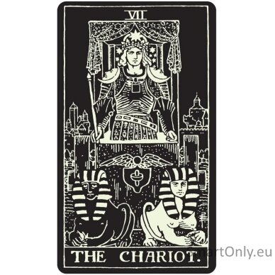 Glow in the Dark Tarot kortos US Games Systems 7