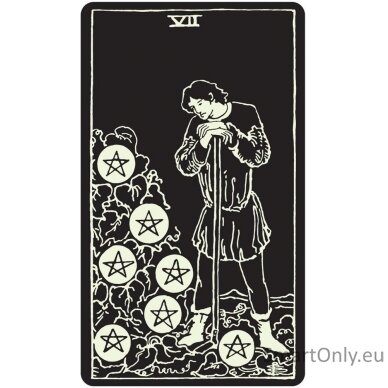 Glow in the Dark Tarot kortos US Games Systems 10