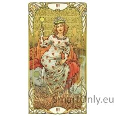 Golden Art Nouveau Tarot Grand Trumps Kortos Lo Scarabeo