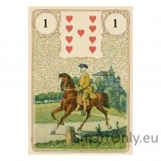 Golden Lenormand oracle kortos Lo Scarabeo