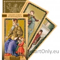 Golden Tarot Of Renaissance Kortos Lo Scarabeo