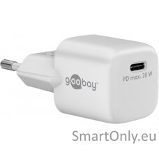Goobay | USB-C PD GaN Fast Charger Nano (20 W), White