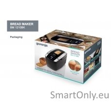 Gorenje Bread maker BM1210BK Power 800 W Number of programs 12 Display LCD Black