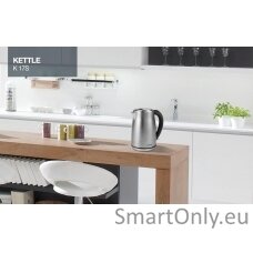 Gorenje Kettle K17S Electric 2000 W 1.7 L Stainless steel 360° rotational base Stainless steel