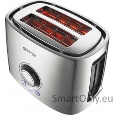 Gorenje Toaster T1000E Power 1000 W Number of slots 2 Housing material  Metal Stainless Steel